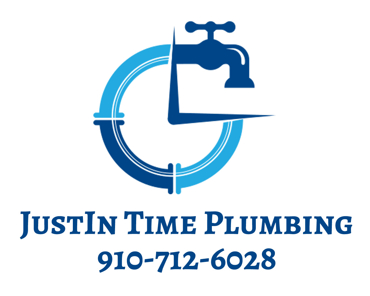 Just In Time Plumbing business card